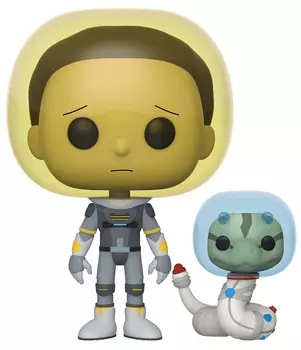 Фигурка Funko POP Animation: Rick And Morty – Space Suit Morty With Snake (9,5 см)