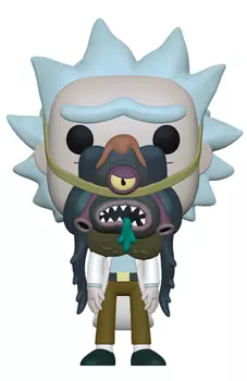Фигурка Funko POP Animation: Rick And Morty – Rick With Glorzo (9,5 см)