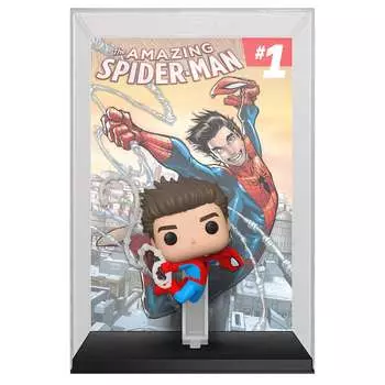 Фигурка Funko POP Comic Covers: Marvel Amazing Spider-Man №1 – Spider-Man (9,5 см)