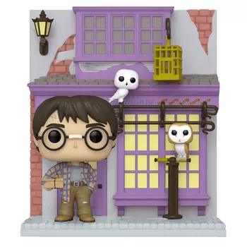 Фигурка Funko POP Deluxe: Harry Potter – Diagon Alley Harry Potter With Eeylops Owl Emporium Exclusive (9,5 см)