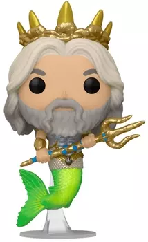 Фигурка Funko POP: Disney The Little Mermaid – Live Action King Triton (9,5 см)