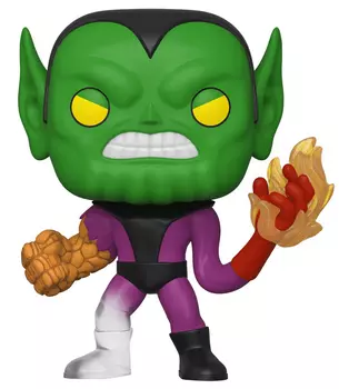 Фигурка Funko POP: Fantastic Four – Super-Skrull Bobble-Head (9,5 см)