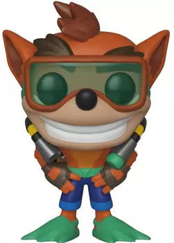 Фигурка Funko POP Games: Crash Bandicoot – Crash Bandicoot With Scuba Gear (9,5 см)