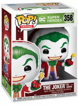 Фигурка Funko POP Holiday: DC Super Heroes – The Joker As Santa (9,5 см)