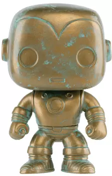 Фигурка Funko POP: Marvel 80 Years – Iron Man Patina Bobble-Head (9,5 см)