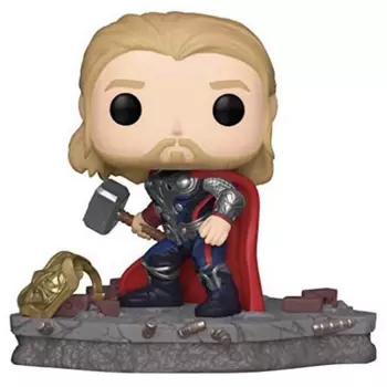 Фигурка Funko POP Marvel: Avengers Endgame – Avengers Assemble: Thor Deluxe Bobble-Head (9,5 см)