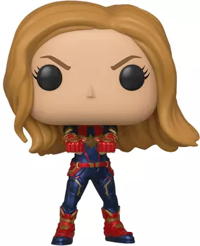 Фигурка Funko POP Marvel: Avengers Endgame – Captain Marvel Bobble-Head (9,5 см)