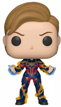 Фигурка Funko POP Marvel: Avengers Endgame – Captain Marvel With New Hair Bobble-Head (9,5 см)