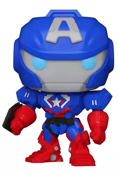 Фигурка Funko POP Marvel: Captain America Glows In The Dark Bobble-Head (9,5 см)