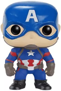 Фигурка Funko POP Marvel: Civil War – Captain America Bobble-Head Exclusive (9,5 см)