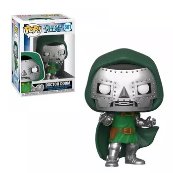 Фигурка Funko POP: Marvel Fantastic Four – Doctor Doom Bobble-Head Exclusive (9,5 см)