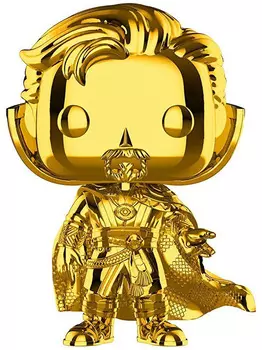 Фигурка Funko POP Marvel: The First Ten Years – Doctor Strange Chrome Bobble-Head (9,5 см)