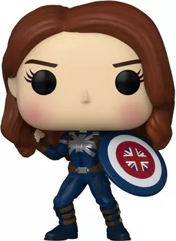 Фигурка Funko POP: Marvel What If...? – Captain Carter Stealth Suit Bobble-Head (9,5 см)