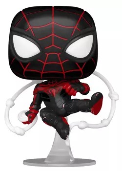 Фигурка Funko POP: Miles Morales Advanced Tech Suit Bobble-Head (9,5 см)