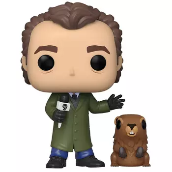 Фигурка Funko POP Movies: Groundhog Day – Phil Connors With Punxsutawney Phil (9,5 см)