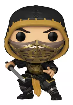 Фигурка Funko POP Movies: Mortal Kombat – Scorpion Masked With Chase (9,5 см)