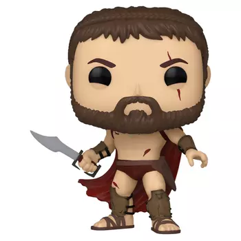 Фигурка Funko POP Movies Warner Bros 100th: 300 – Leonidas (Battle Damaged) Exclusive (9,5 см)