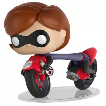 Фигурка Funko POP Rides: Incredibles 2 – Elastigirl On Elasticycle (9,5 см)