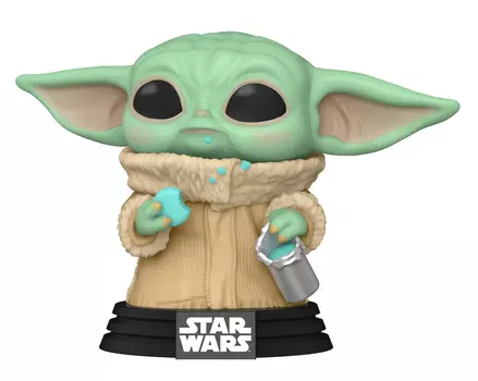Фигурка Funko POP: Star Wars Mandalorian – Grogu With Cookies Bobble-Head (9,5 см)