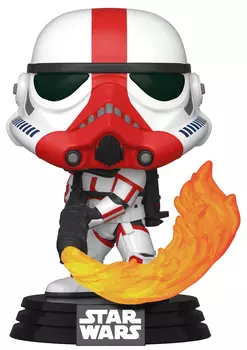 Фигурка Funko POP: Star Wars The Mandalorian – Incinerator Stormtrooper Bobble-Head (9,5 см)