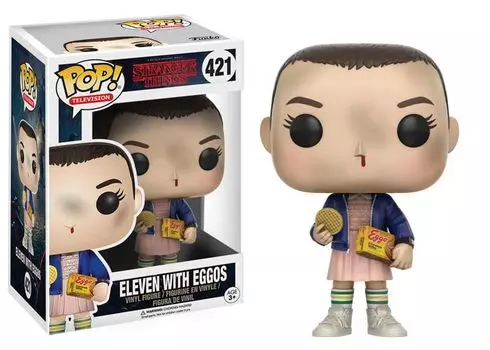 Фигурка Funko POP Television: Stranger Things – Eleven w/ Eggos (9,5 см)