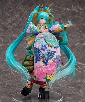 Фигурка Hatsune Miku: Miku Chokabuki Kuruwa Kotoba Awase Kagami Ver. (30 см)