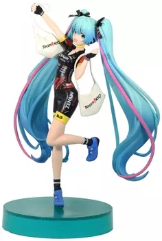 Фигурка Hatsune Miku Racing: Racing Miku 2019 Team UKYO Espresto est Print&amp;Hair (17 см)