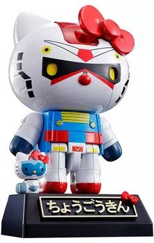 Фигурка Hello Kitty: Gundam – Chogokin (10,5 см)