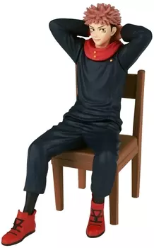Фигурка Jujutsu Kaisen: Yuji Itadori Sentado (11 см)