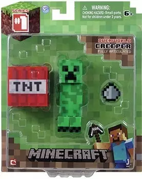 Фигурка Minecraft Creeper с аксессуарами (6 см)