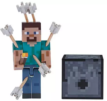 Фигурка Minecraft Series 4: Steve With Arrows (8 см)