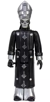 Фигурка ReAction Figure: Ghost – Papa Emeritus III [Black Series] (9,5 см)