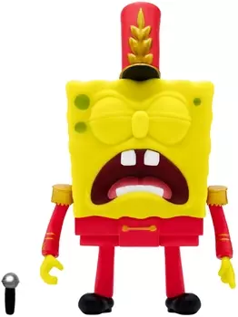 Фигурка ReAction Figure Spongebob Squarepants: Band Geeks Spongebob– Wave 2 (9 см)