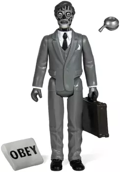 Фигурка ReAction Figure: They Live – Male Ghoul Black&amp;White (9,5 см)