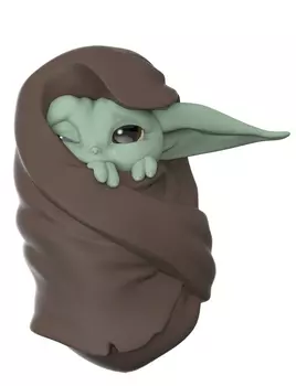 Фигурка Star Wars The Mandalorian: The Bounty Collection – The Child Blanket Wrapped (5,5 см)