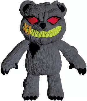 Фигурка-тянучка Stretchapalz: Evil Bears / Зловещие медведи – Серый [светится в темноте] (14 см)