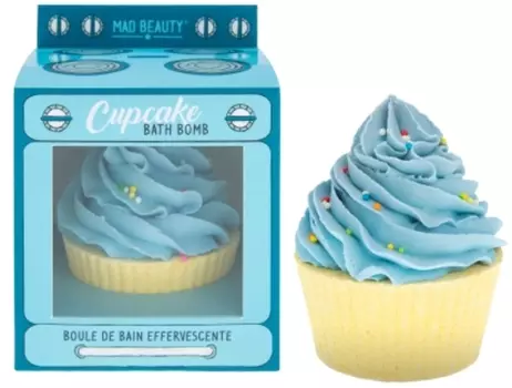 Физзер для ванны Cupcake Blue – Голубой капкейк