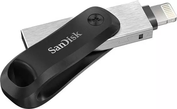 Флеш-накопитель SanDisk iXpand Go 128 ГБ (iPhone / iPad) (SDIX60N-128G-GN6NE)
