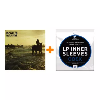 FOALS Holy Fire LP + Конверты внутренние COEX для грампластинок 12" 25шт Набор