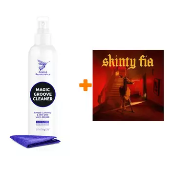 FONTAINES D.C. Skinty Fia Coloured Red Vinyl LP + Спрей для очистки LP с микрофиброй 250мл Набор