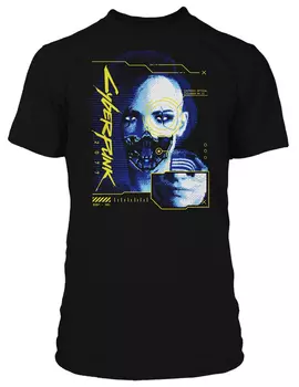 Футболка Cyberpunk 2077: Cyber Face Premium