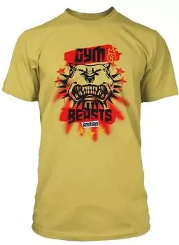 Футболка Cyberpunk 2077: Gym Beast Premium Mustard