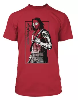 Футболка Cyberpunk 2077: Toy Box Johnny Premium