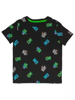 Футболка Minecraft – Hostile Baby Mobs (черная)