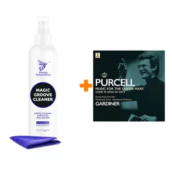 GARDINER JOHN ELIOT Purcell Music For Queen Mary, Come Ye Sons Of Art LP + Спрей для очистки LP с микрофиброй 250мл Набор