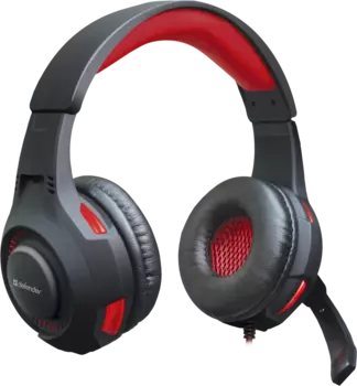 Гарнитура Defender Warhead G-450 USB, проводная игровая для PC, 2.3 м (64146)