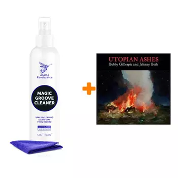 GILLESPIE BOBBY &amp; BETH JEHNNY Utopian Ashes 180 Gram Clear Transparent Vinyl LP + Спрей для очистки LP с микрофиброй 250мл Набор