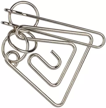 Головоломка Delfbrick Лабиринт металлическая – 2 уровень (DLM-34)