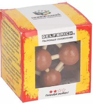 Головоломка «Молекула» деревянная (40 элементов)