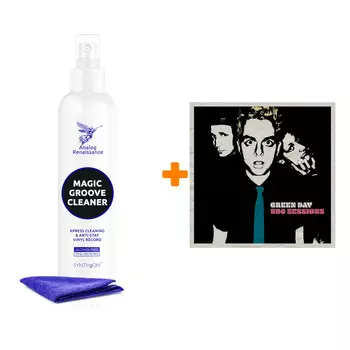 GREEN DAY The BBC Sessions Milky Clear Vinyl 2LP + Спрей для очистки LP с микрофиброй 250мл Набор